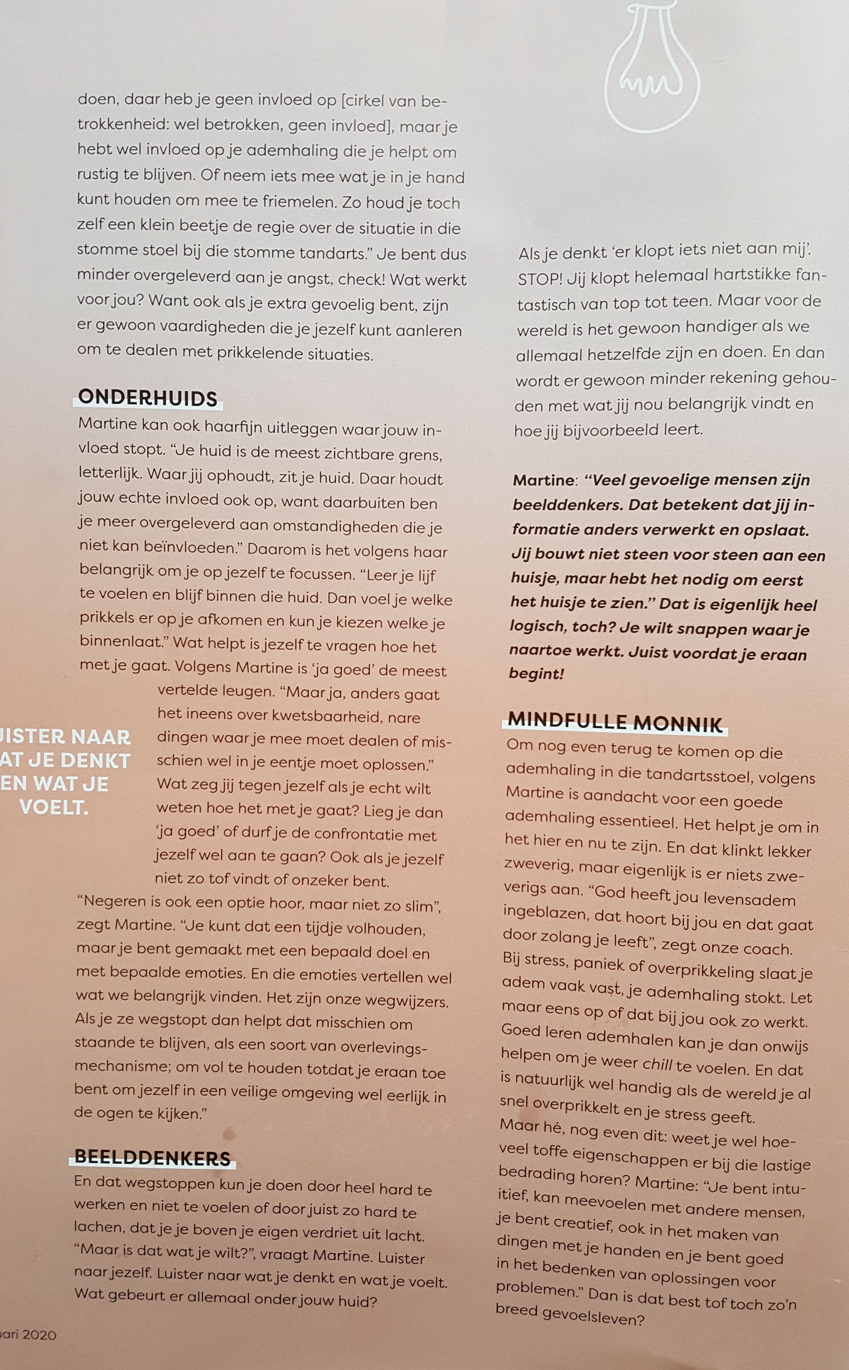 Interview van Belle